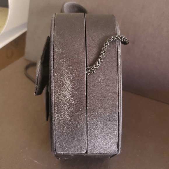 Swarovski Heart Shaped Velvet and Satin Evening Bag - Picture 8 of 9